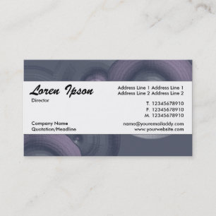 Center Band 103 Business Card