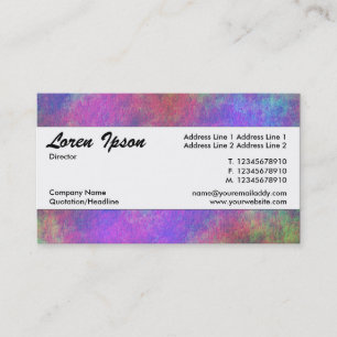 Center Band 107 Business Card