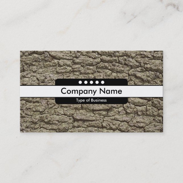 Center Band 5 Spots - Bark 01 Business Card (Front)