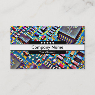 Center Band 5 Spots - Beautiful Circuitry Business Card