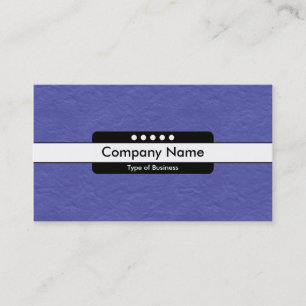 Center Band 5 Spots - Blue Paper Texture Business Card