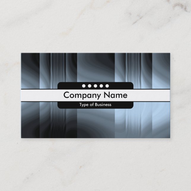Center Band 5 Spots - Color Tex Business Card (Front)