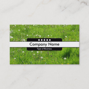 Center Band 5 Spots - Dandelion Meadow 02 Business Card