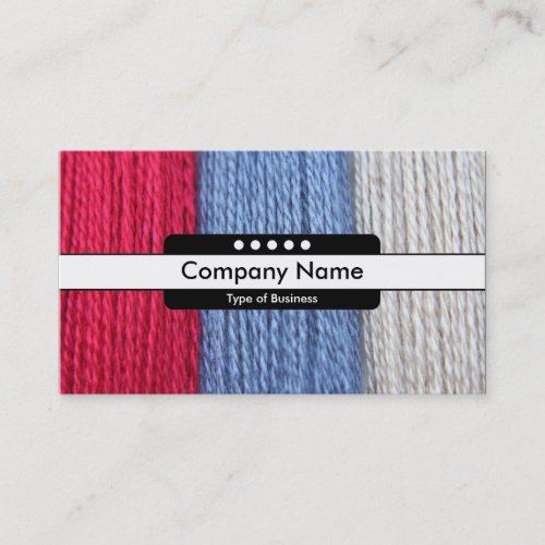 Center Band 5 Spots _ Darning Thread Business Card