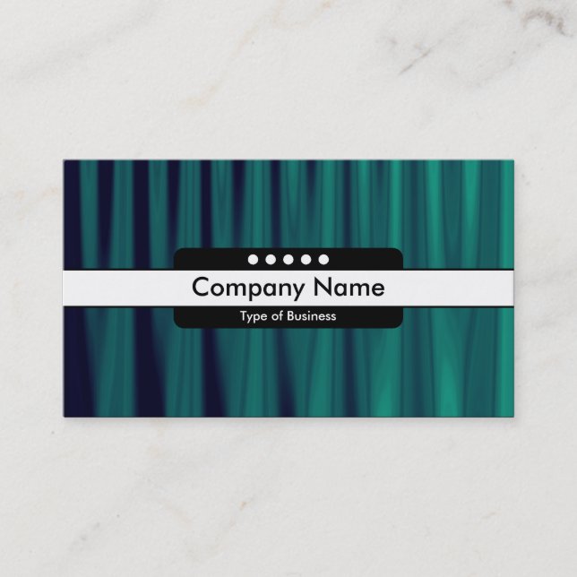 Center Band 5 Spots - Drapery 03 Business Card (Front)