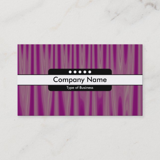Center Band 5 Spots - Drapery 06 Business Card (Front)