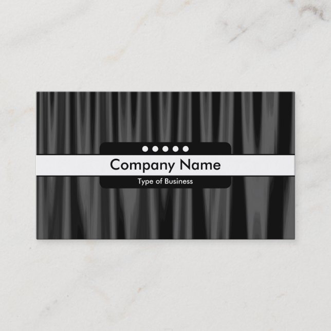 Center Band 5 Spots - Drapery 07 Business Card (Front)