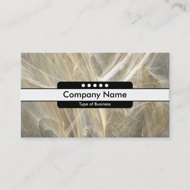 Center Band 5 Spots - Fractal Flame Business Card (Front)