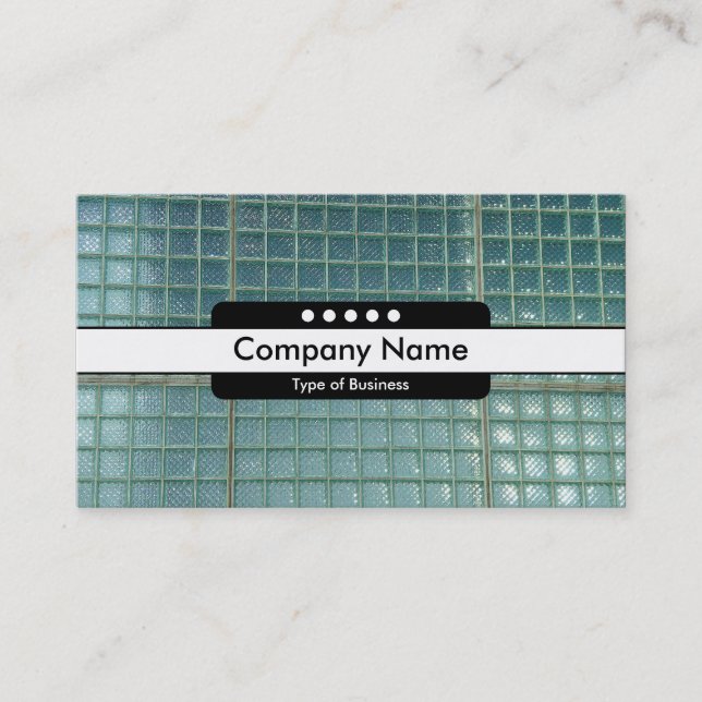 Center Band 5 Spots - Glass Wall 01 Business Card (Front)