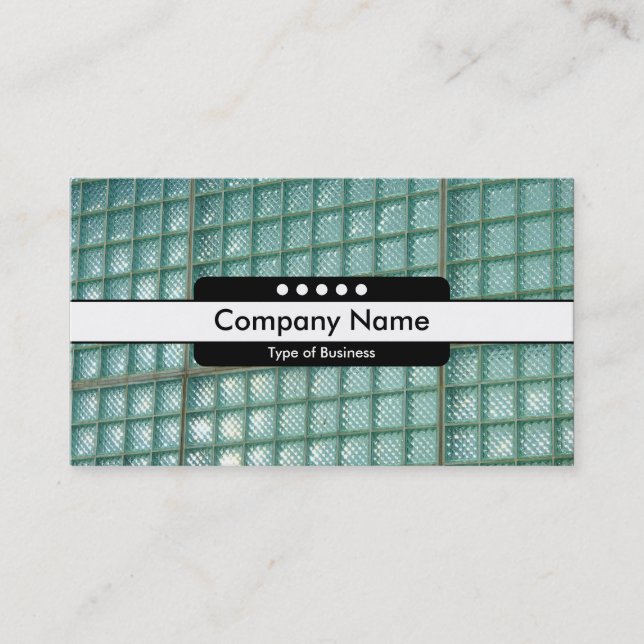 Center Band 5 Spots - Glass Wall 03 Business Card (Front)