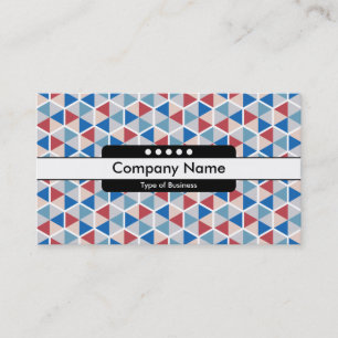Center Band 5 Spots - Hexagon Pattern 05 Business Card