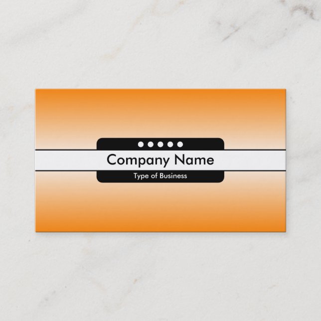 Center Band 5 Spots -  Horizon Glow 02 Business Card (Front)