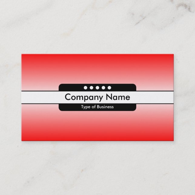 Center Band 5 Spots -  Horizon Glow 03 Business Card (Front)