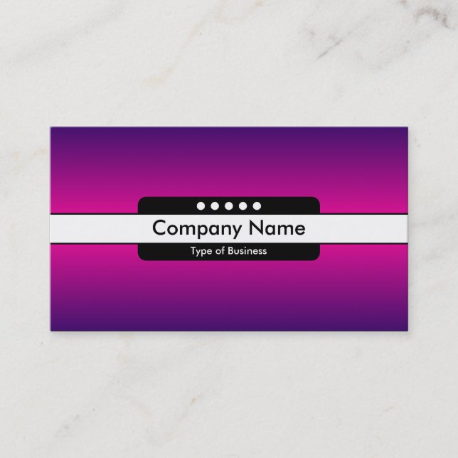 Center Band 5 Spots -  Horizon Glow 08 Business Card (Front)