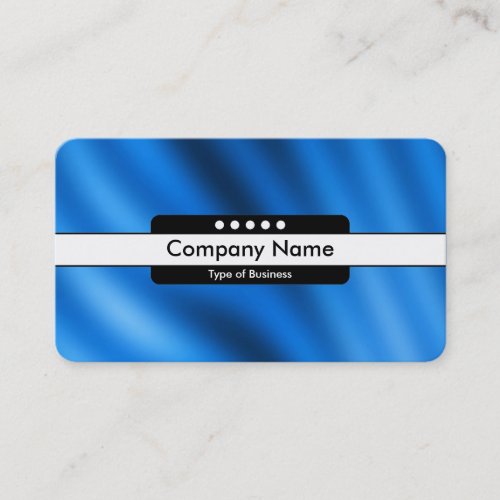 Center Band 5 Spots _ Indigo Gradient Business Card