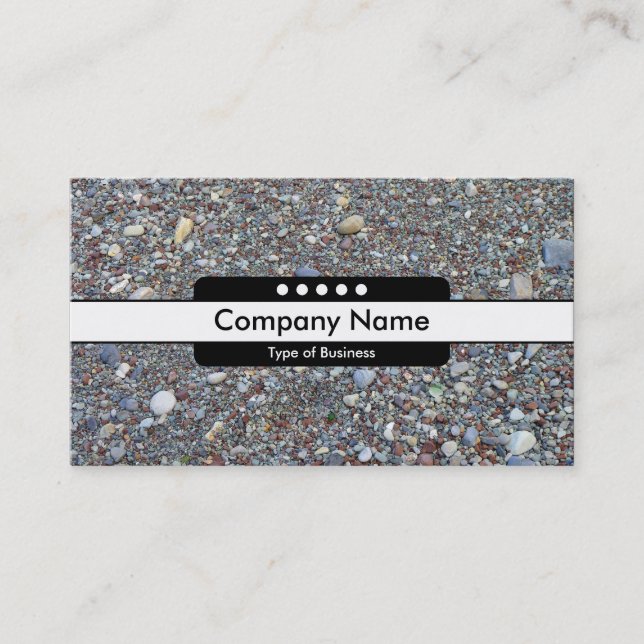 Center Band 5 Spots - Pebble Beach Business Card (Front)
