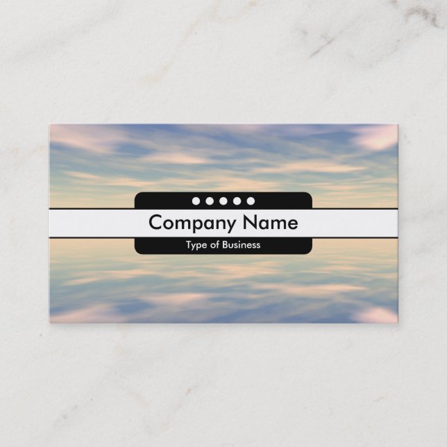 Center Band 5 Spots - Reflections II Business Card (Front)