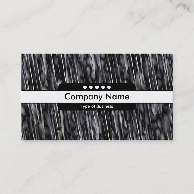 Center Band 5 Spots - Space Rock 02 Business Card (Front)