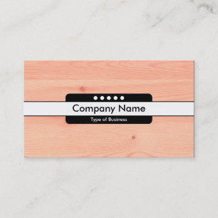 Center Band 5 Spots - Wood 05 Business Card