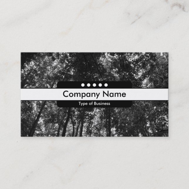 Center Band 5 Spots - Woodland Canopy 0 Business Card (Front)