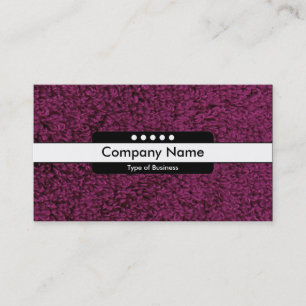 Center Band 5 Spots - Woolly Carpet 02 Business Card
