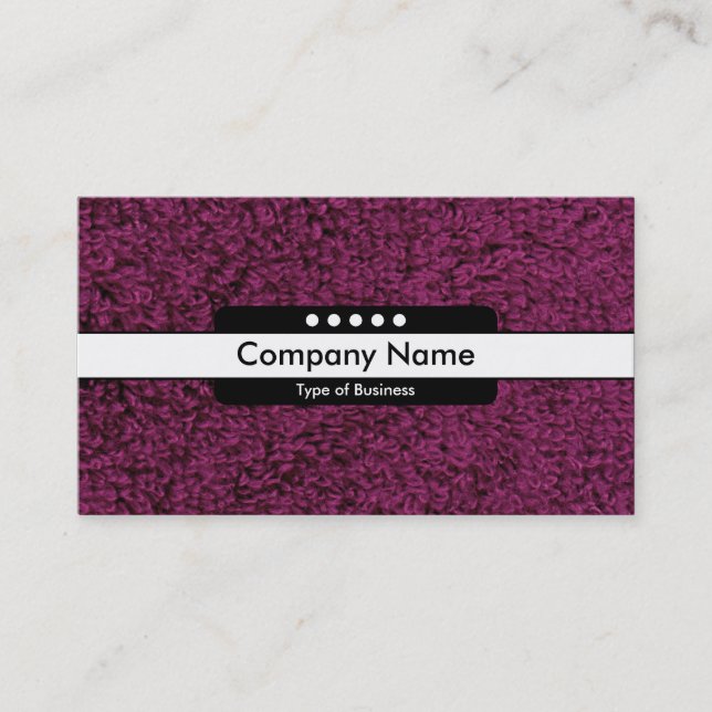 Center Band 5 Spots - Woolly Carpet 02 Business Card (Front)