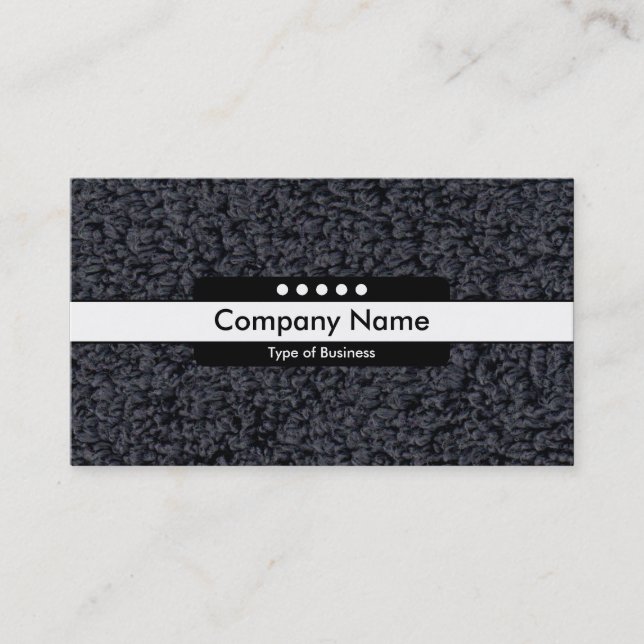 Center Band 5 Spots - Woolly Carpet Business Card (Front)