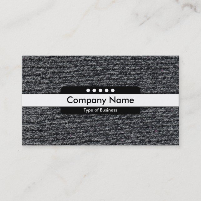 Center Band 5 Spots - Woolly Jumper 01 Business Card (Front)