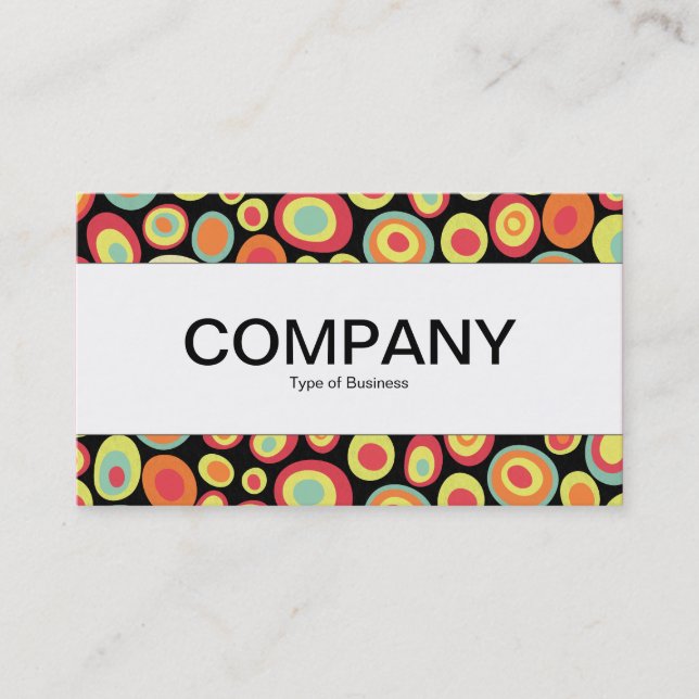 Center Band  - Abstract 220213 Business Card (Front)
