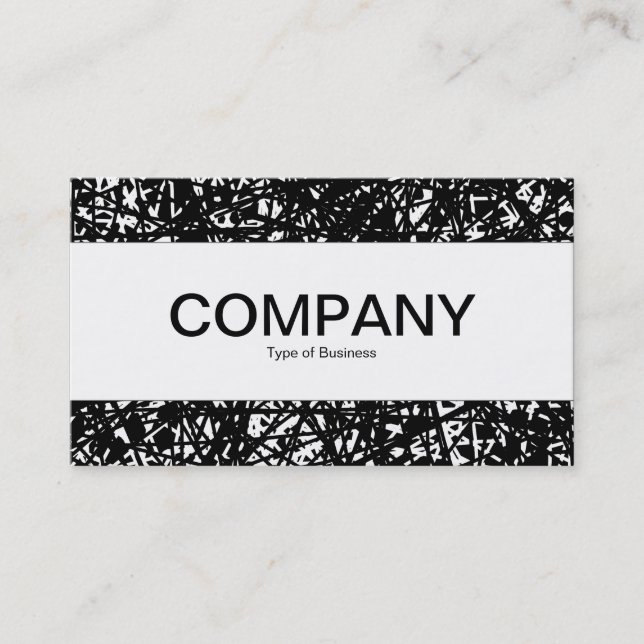 Center Band  - Abstract Lines Business Card (Front)
