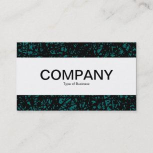 Center Band  - Abstract Lines - Moss Green Business Card