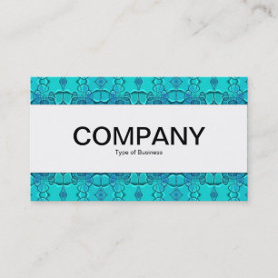 Center Band - Aqua Blue Festival Business Card