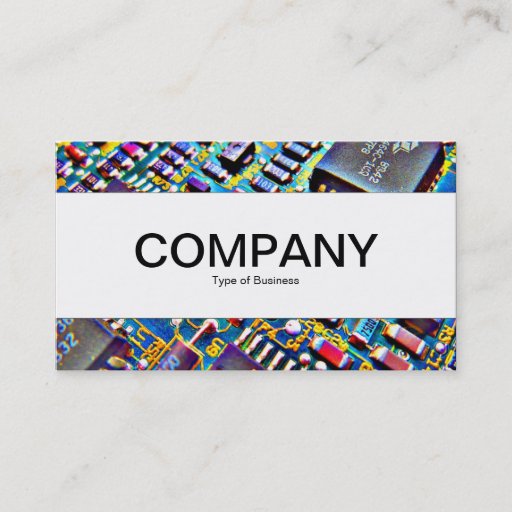 Customizable Center Band  - Beautiful Circuitry Business Card