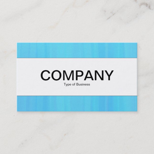 Center Band - Blue Painted Texture Business Card (Front)