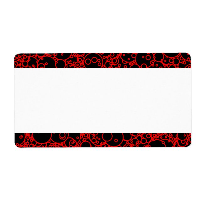 Center Band - Bubble Pattern Label (Front)