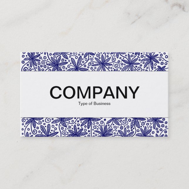 Center Band  - China Pattern Business Card (Front)
