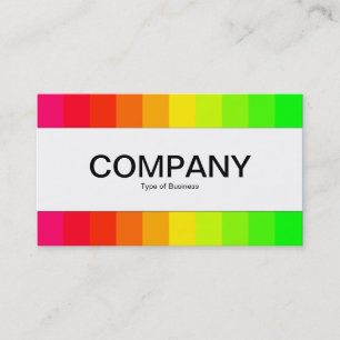 Center Band - Color Bars 02 Business Card