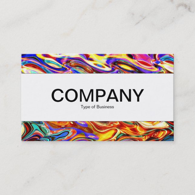 Center Band  - Color Mix 01 Business Card (Front)