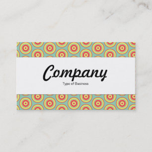 Center Band  - Colorful Circles 01 Business Card