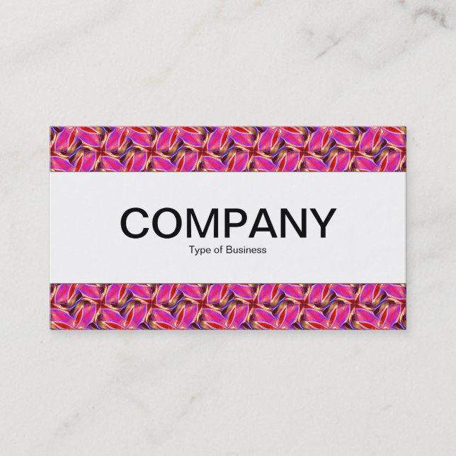 Center Band  - Colorful Geometric 03 Business Card (Front)
