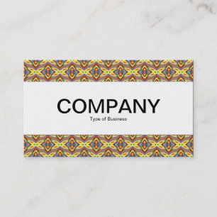 Center Band - Colorful Geometric 06 Business Card