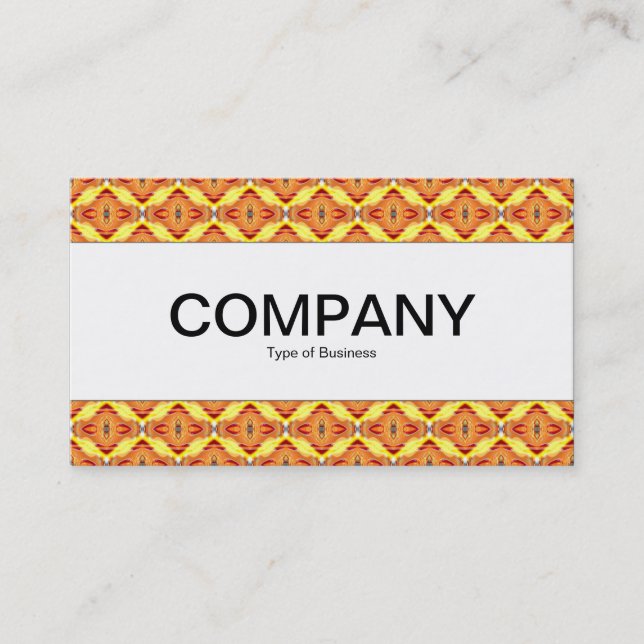 Center Band  - Colorful Geometric 07 Business Card (Front)
