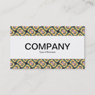 Center Band - Colorful Geometric 08 Business Card