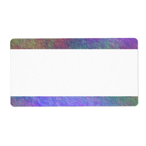 Center Band _ Colorful Seabed Label
