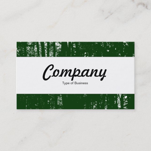 Center Band  - Dark Woods HC - Dk Forest Green Business Card (Front)