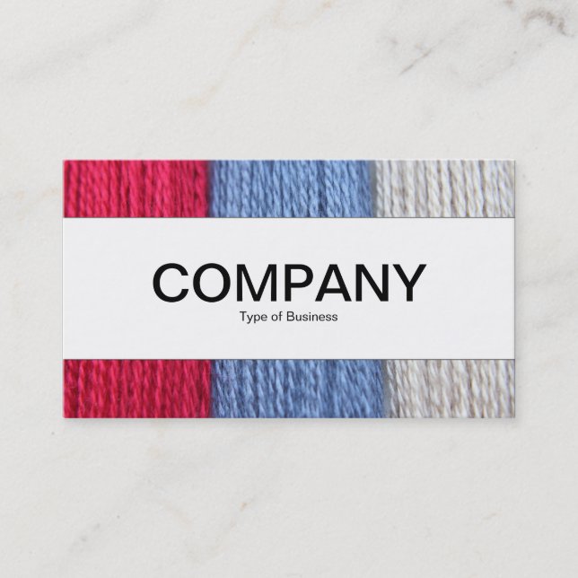 Center Band - Darning Thread Business Card (Front)
