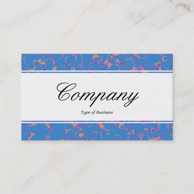 Center Band (edged) - Abstract 080716(1) Business Card (Front)