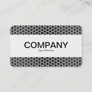 Center Band (edged) - Honeycomb Business Card
