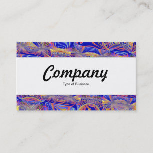 Center Band  - Fractal Abstract 061012a Business Card