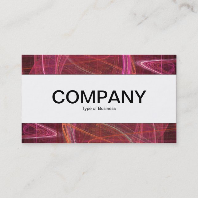 Center Band  - Fractal Flame Business Card (Front)